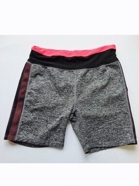 Gray Performance Highrise Biker Shorts
